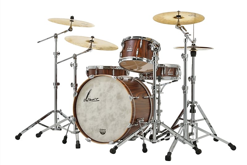 Sawtooth Hickory Series 24 Bass Drum, 3pc Shell Pack, Natural Gloss