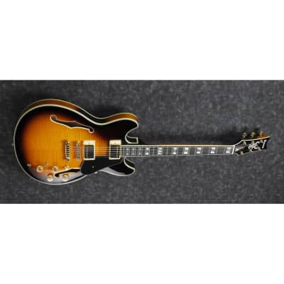 Ibanez JSM10VYS John Scofield Signature Guitar w/Case - Vintage Yellow Sunburst image 4