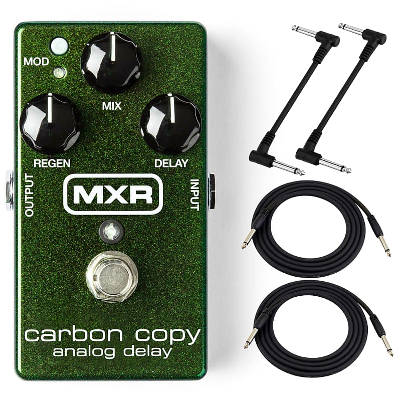 MXR M169 Carbon Copy Analog Delay Pedal with Cables | Reverb