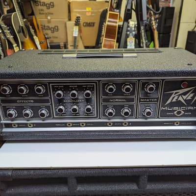 Storage Find! 1974 Peavey 210 Watt Musician 400 Series Bass/Guitar/Keyboard Amplifier - Very Clean - Sounds Great! for sale