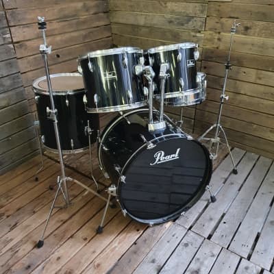 Pearl Drum kit Forum Series Black With Hardware USED! RKFRM260922 