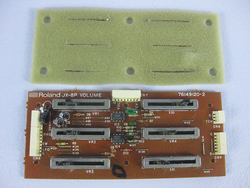 Roland JX-8P JX 8P Slider Volume Board image 1