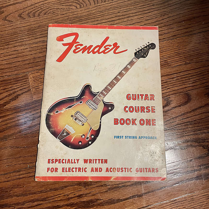 1960's Fender Course Book One Vintage Case Case Circa 1967 Reverb