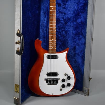 1965 Rickenbacker 450 Fireglo Finish Electric Guitar w/OHSC image 1