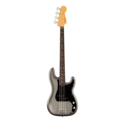 Used Fender American Professional II Precision Bass - Mercury w/ Rosewood FB image 2