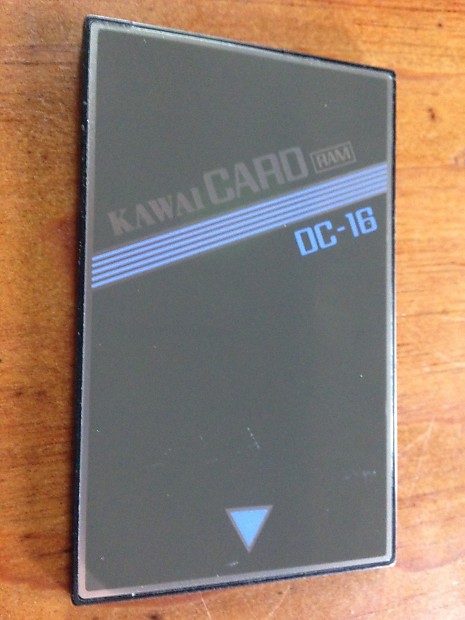 MATRIXSYNTH: Rare Kawai DC-16 RAM Card For K4 Synthesizer