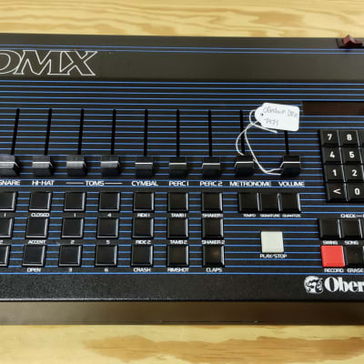Oberheim DMX 8-Voice Drum Machine 1981 - Blue with Wood Side (MIDI / Serviced / Warranty)