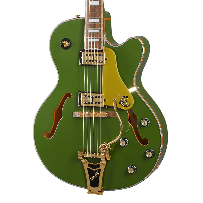 Epiphone Emperor Swingster Hollow Body Guitar - Forest Green Metallic image 1