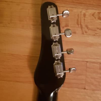 Silvertone 1444 bass guitar  1444 bass guitar  1960's - Black image 4