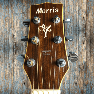 MORRIS - MV-705 DV - Vanguard Series -  Acoustic Guitar - Vintage 80s image 5