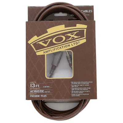 Vox VAC13 Professional Acoustic Guitar Cable 13 ft image 1