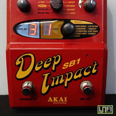 AKAI Deep Impact SB-1 Synth Bass Processor Guitar Pedal for sale