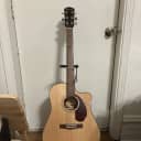 Fender CD-140SCE 6-String Solid Spruce/Rosewood Cutaway Dreadnought w/ Electronics Natural + Case