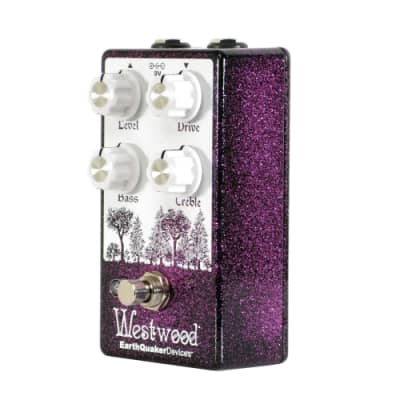 EarthQuaker Devices Westwood Translucent Drive Manipulator, Purple and White (Gear Hero Exclusive) image 2