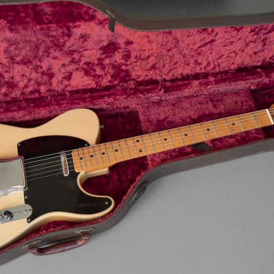 Fender Telecaster 1954, Blond, Black Pick Guard, GORGEOUS Finish, Grainy Ash Body & BENDS NOTES image 7