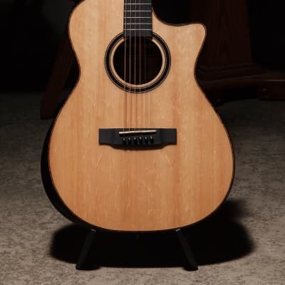 Bentivoglio MP123lvc Acoustic Guitar Bevel Cut  Cutaway Grand Concert Body Demo image 3