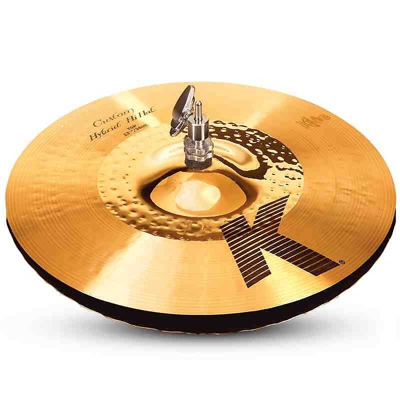 Zildjian 13.25" K Custom Hybrid Hi-Hat Cymbals (Pair) image 1