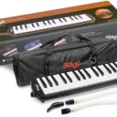 Stagg Model MELOSTA32 BK - Black 32 Key Keyboard Melodica with Soft Case