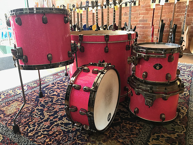 Tama Stageclassic Performer Limited Shock Pink Glitter 5pc Shell Set image 1