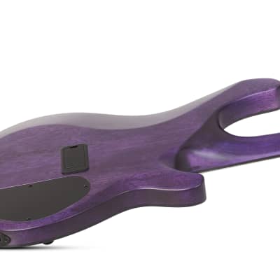Schecter C-4 GT Bass LH Satin Trans Purple image 5