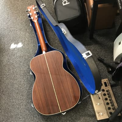 Takamine F310S acoustic guitar ( model similar to Martin 000-28 ) in very good-excellent condition with vintage hard case image 20