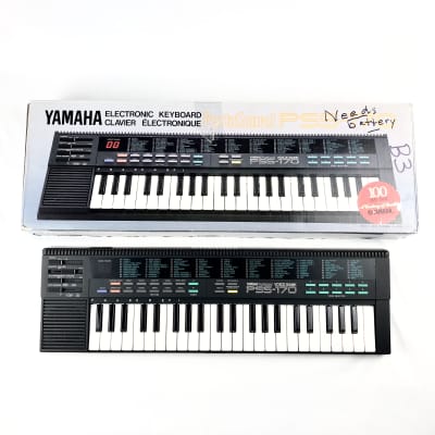 Buy used 1980s Yamaha PSS-170 PortaSound Keyboard FM Synthesizer w/Box & Manuals