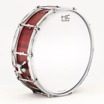 TreeHouse Custom Drums 4½x14 Solid Stave Bubinga Snare Drum image 5