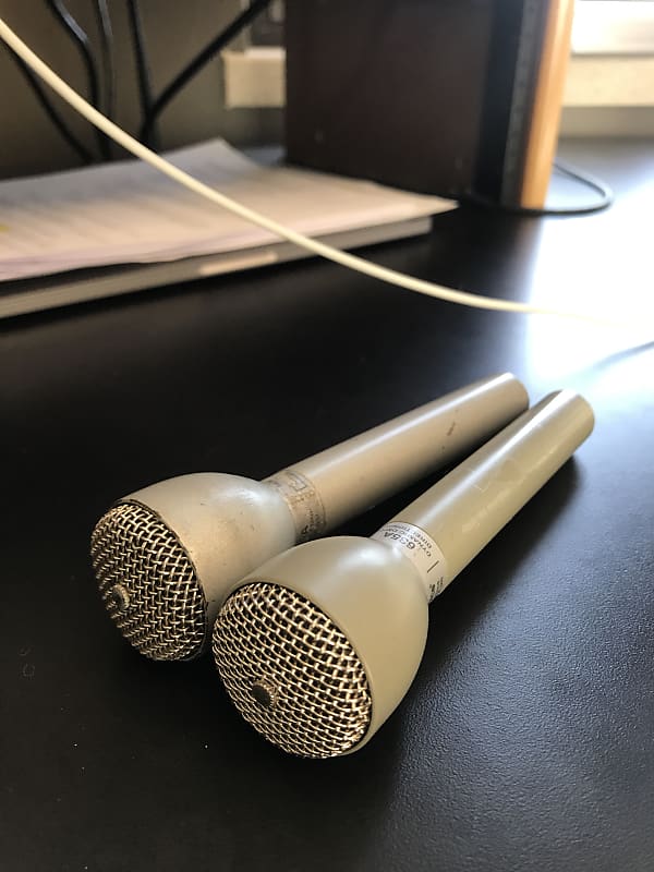 ElectroVoice 635a pair dynamic mic overhead microphones Reverb