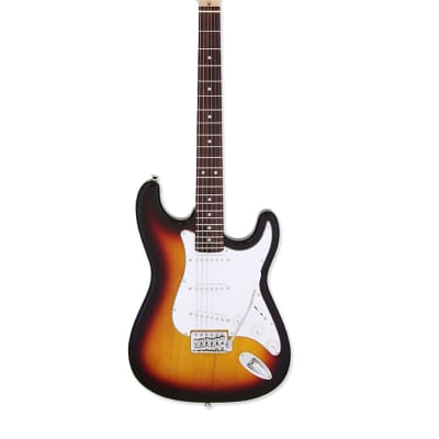 Aria STG-003-3TS Pro II STG Series Basswood Body Bolt-on Maple Neck 6-String Electric Guitar for sale