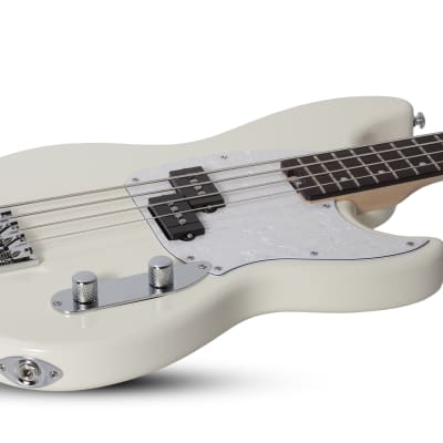 Schecter Banshee Solid Body Electric Bass Guitar Rosewood/Olympic White - 1442 image 5