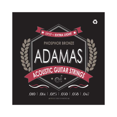Adamas Acoustic Guitar Strings Extra Light .010 - .047 for sale