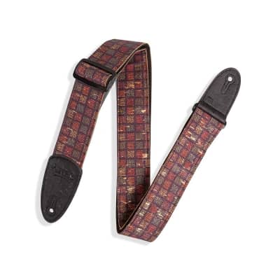 Levys 2 Inch Orleans Cork Strap Black Red Navy Gold for sale