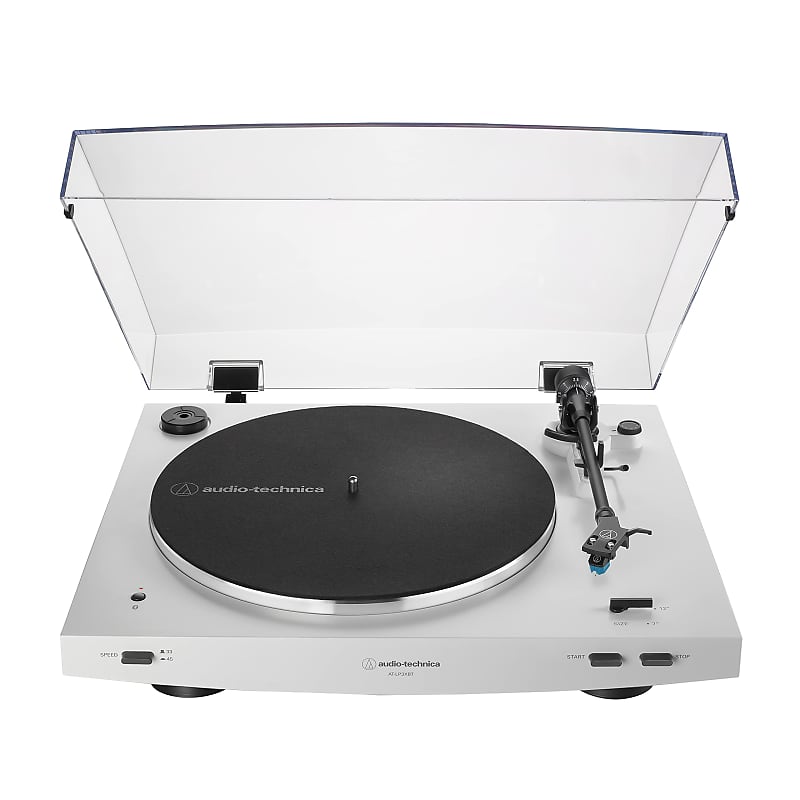 Audio-Technica - Automatic Wireless Turntable AT-LP3XBT, White  			
