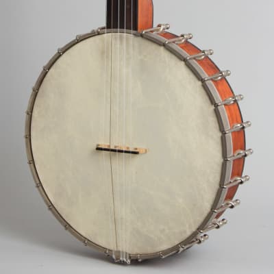 Ome Jubilee Minstrel 5 String Fretless Banjo (2010s), ser. #4791, black gig bag case. image 3