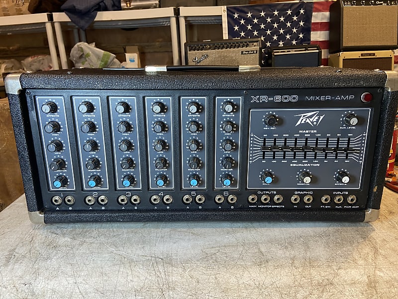 Peavey 800 Watts XR600B Series 400BH 6 Channel Power Mixer Amplifier -  Musical Instruments - Houma, Louisiana, Facebook Marketplace