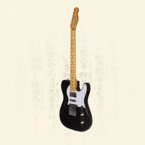 Fender Japan Limited Telecaster Thinline Ssh Electric Guitar - Black Tn-Spl Blk image 4