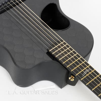 McPherson Carbon Fiber Touring Honeycomb Gold Travel Guitar W Electronics 2022 @ LA Guitar Sales image 6