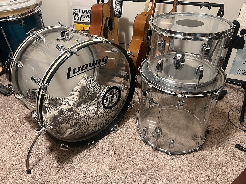 ludwig vistalite clear