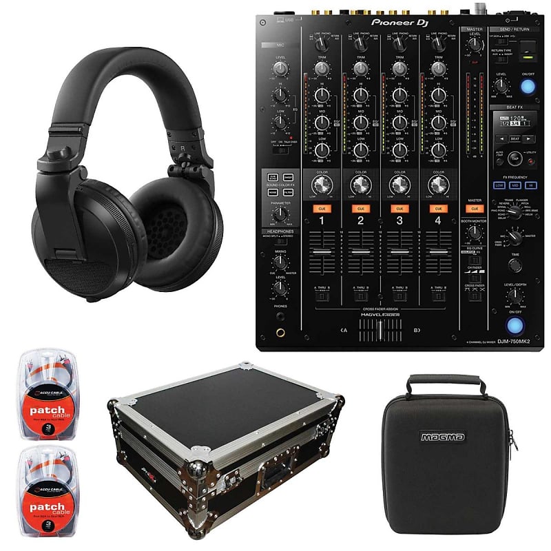 Pioneer DJM750MK2 Professional 4 Channel DJ Mixer + Reverb