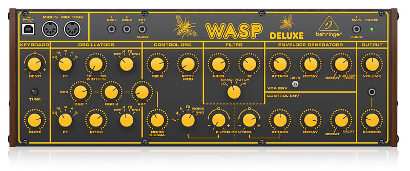 Behringer Wasp Deluxe Analogue Synthesizer image 1