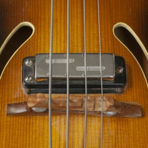 Klira 500/1 "Beatle Bass" copy 1960's Tobacco Burst image 17