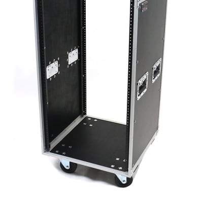 OSP 20 Space ATA-style Amp /Effects Studio Rack Case with Wheels KD20U image 1