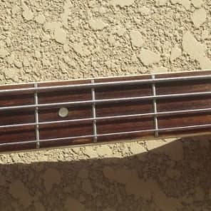1960's Teisco Silvertone Burns Style Bass Sunburst image 5