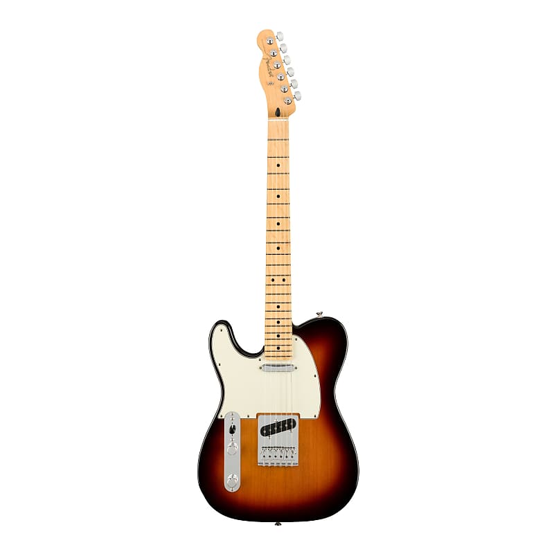 Fender Player Telecaster 6-String Electric Guitar (Left-Hand, 3-Color Sunburst) image 1