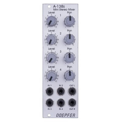 Doepfer ∎ A-138s ∎ Mini Stereo Panning Mixer ∎ 8HP [eurorack] image 1