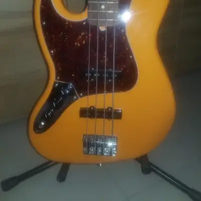 Fender Player Jazz Bass Left Handed Gaucher Capri Orange image 1
