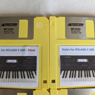 Roland E600 Keyboard Floppy Disk Styles Collection image 6
