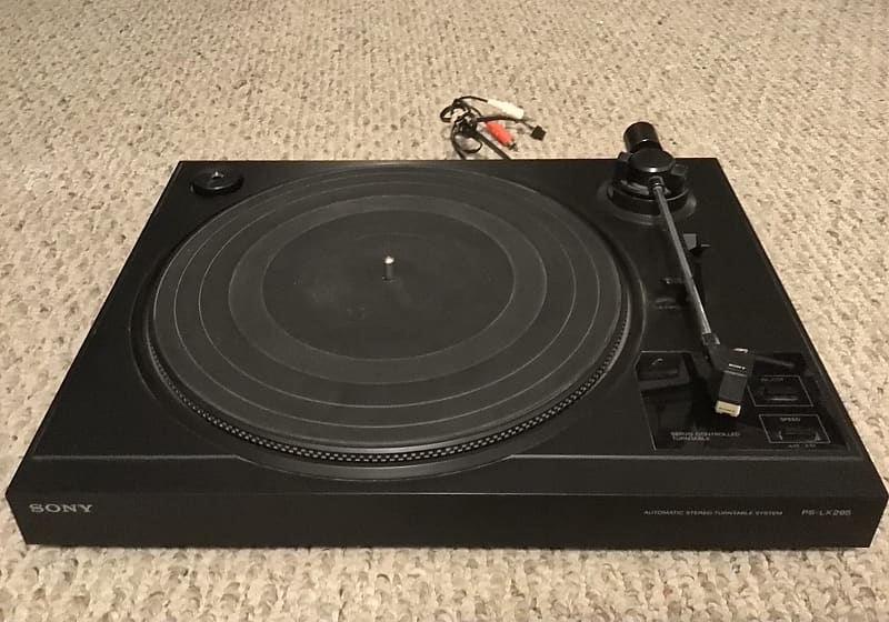 Vintage Sony PS-LX295 Semi-Automatic Belt Drive LP Player Turntable  Tested~Works