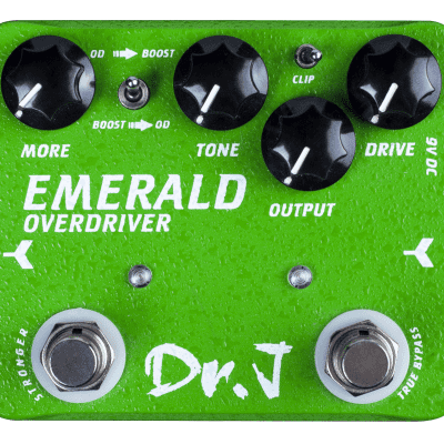 Reverb.com listing, price, conditions, and images for dr-j-emerald-overdrive