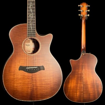 Taylor Builder's Edition K24ce Acoustic-Electric Guitar AA Hawaiian Koa Top for sale